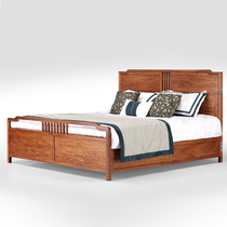 Yuppo mahogany new Chinese style everlasting bed hedgehog red sandalwood Rosewood bedroom furniture