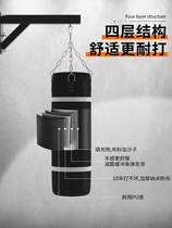 Boxing sandbag hanging hanging Taekwondo martial arts gym custom professional sanda sand bag solid microfiber leather