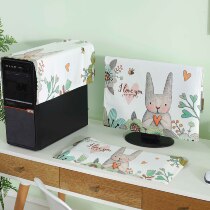Fabric Computer cover desktop LCD Monitor cover cloth dust cover three or five sets of 1922427 inch dust cover towel