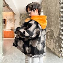 Childrens clothing boy coat 2021 new autumn children Korean version of the childrens jacket coat foreign Spring Autumn Tide clothes