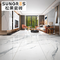 Pine cones ceramic tile caralala White large specification continuous pattern living room marble tile large slab brick background wall 800 1600