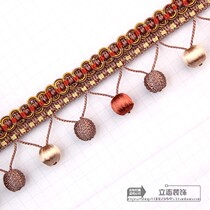 Drapes Lace Sofa Accessories Lace Streaming Sume Accessories Wedding decorations Handmade Furniture Cross Clad Silk Beads edge