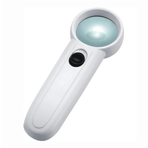 15 times with lamp lighting 37MM lenses Sighs Double LED White With Lamp Plastic Handheld High Magnifier