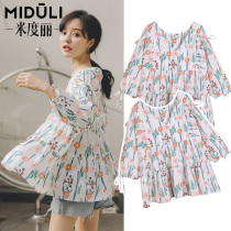 Pregnancy Woman Dress Spring Dress Jacket Fashion Pregnant Woman With Clothing Dress Spring Autumn pure cotton doll Undershirt Short Shirt Spring