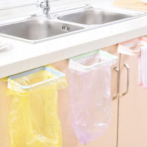 Kitchen can be hung cabinet door rear garbage rack garbage bag storage rack plastic bag rack portable garbage bag holder