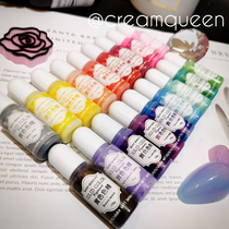 Cream queen Macaron solid color essence Opaque candy color DIY handmade crystal drop glue color grading and coloring