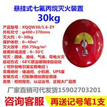 Hanging heptafluoropropane fire extinguisher portable 4kg6kg2kg5 kg automatic fire extinguishing device cabinet gas