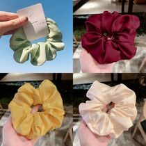 Large intestine hair circle Wine red French romantic wild pig large intestine hair circle ins wild cute Japanese and Korean student version