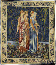 American tapestry tapestry home art bride maid decorative painting exquisite luxury living room European style