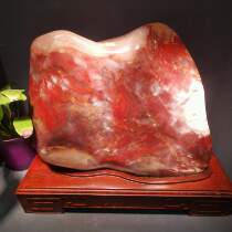 Guilin Chicken Blood Jade Dragon Winning Stoneware Natural Jade Feng Shui Swing Piece Great Mountain River Manufacturer Direct Sales