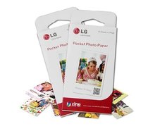 Crazy rush mobile phone photo printer photo paper LG PD239 PD233 PD251 ZINK 30-sheet photo paper