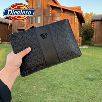 Medusa New Genuine Leather Handbag Mens Head Layer Bull Leather Hand Grip Envelope Boomer Youth Casual Mens Handbag Clip Bag