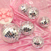 Creative childrens photography props laser reflective ball photo studio trend baby photo bar decoration glass ball