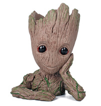 Guardians of the Galaxy 2 flowerpot tree man baby Groot Groot pen container BB doll model toy furnishings