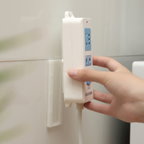 Plug-in row wall-mounted wall holder Electric plug-in board Put on the wall socket plug-in board paste wall punch-free artifact