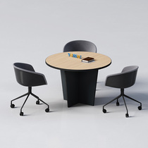 Brief Hyundai Talks Table And Chairs Combine Guest Lounge Small Round Table Office Meeting Table Reception For Casual Table And Chairs