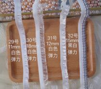 Bjd baby clothes lace wood ear lotus leaf ruffled skirt one-sided shell with stretch diy accessories (size 29-32)