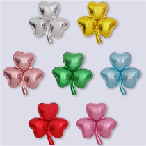 Clover Clover Clover Clover Aluminum Film Balloon Opening Celebration Shop Celebration Anniversary Celebration Birthday Party