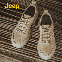 Jeep Jeep shoes mens fashion shoes spring 2021 new Korean version of the trend of all kinds of sports breathable casual tooling shoes