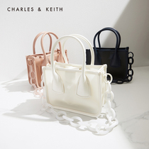 CHARLESKEITH SHOULDER CK2-50781499-1 REALLY SWEET ACRYLIC CHAIN PORTABLE JELLY BAG FEMALE