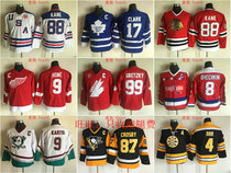 Retro ice hockey clothes childrens clothing brown bear Red Wing capital Penguin giant duck Canadian Maple Leaf USA team Youth