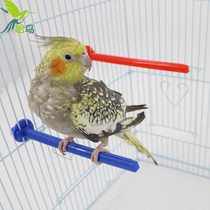 Bird station stick bird with standing wood bird cage station bar perching Wood station wooden parrot bird frosting stick claw