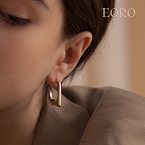 EORO geometric earrings womens earrings temperament light luxury atmosphere high-end sense earrings stud earrings 2021 summer trendy models