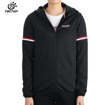 TECTOP explores outdoor spring and autumn sports hoods ladys suit relaxed air and leisure student clothes