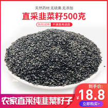 Leek seeds 500g farm wild pure leek seeds can be ground leek seed powder Tea Filipino Caizi bubble wine