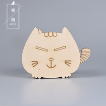 Multifunctional fashion creative pen holder wooden cute storage box wooden business card holder lucky cat Pen Holder