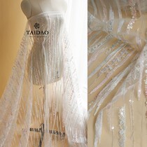 (M63) Hipster style embroidered sequin lace dress wedding dress wedding dress designer fabric