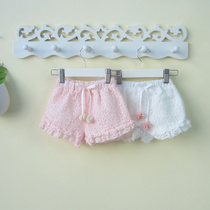 0 a 1-3 years old baby girl short pants lace thin outside wear little girl child summer dress foreign atmosphere baby can open file 2019