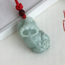 Natural Jade twelve Zodiac three-dimensional carving jade cattle pendant belongs to the cow rat too old Liuhe Wangyun strong cattle