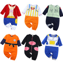 Baby Dragon Ball Wukong pattern clothes 2020 Spring and Autumn New Baby long sleeve jumpsuit anime cartoon climbing suit