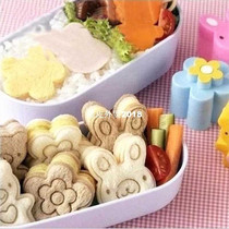 3pcs set Animal Bread Mold Lovely Rabbit Bear Flower 3 Shape