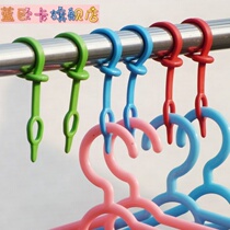 Windproof hook fixed drying rack Blow off snap drying outdoor rod non-slip drop clothes hook Silicone ring Balcony