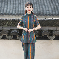 Junja Casual Fashion Suit Womens Summer 2022 New Career Suit Womens Pants Kit Matching Womens Two Sets