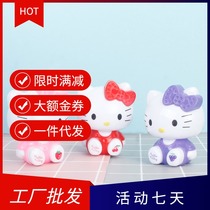 Large Hello kitty birthday cake decoration KT Cat cartoon birthday cake decoration doll decoration props