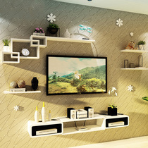 Wall shelf Wall wall locker bedroom wall creative lattice living room wine rack wall cabinet bookshelf