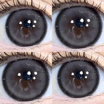 Glass Water Pearl Black Beauty Pupil Year Throwing Woman Big Diameter Half Year Throwing 2021 New Month Throwing Degrees Ahantom JL