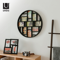 umbra Creative photo frame hanging wall Large size picture frame combination frame Nine grid living room decoration Nordic photo wall