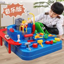 Zhao Liying Same Style Toy Yizhi Xiao Railway Railway Car Breakthrough Great Adventure Parking Lot Kids 3 Years 4 Boys