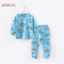 Small Shells Baby Boy Clothes Autumn Clothes Autumn Pants Two Sets Spring Autumn Winter New Mens Baby Underwear Suit Girl Clothes