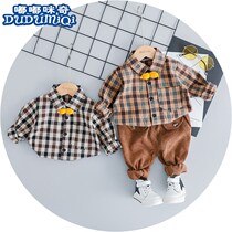 1-2 years old children 3 Boys 4 babies 5 Spring and Autumn wear childrens fashion clothes shirt trousers foreign style suit