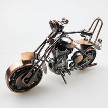 Harley Prince motorcycle model retro metal crafts ornaments to give boys creative birthday gifts personality