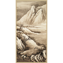 (Framed) (Friendship Store State Courtesy Art) Landscape handscroll to send friends