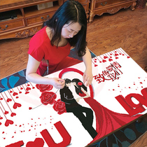 Marriage give away 2021 New New Wedding cross stitch line embroidery couple series Diamond painting love wedding living room bedroom