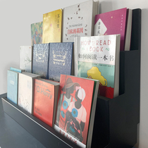 Metal book display bookshelf stepped shelf Multi-Layer Display rack bookstore picture book rack desktop display bookshelf