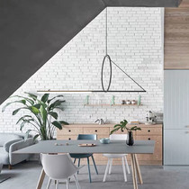 Nordic Minimalist Restaurant Dining Table Bar Table Chandelier Rear Modern Decent Board Room Villa Exhibition Hall Designer LED Chandelier