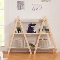 ins Explosion Customized Nordic Minimalist Style Room Organizer Shelf Bookshelf Toy Storage Cabinet Floor Cabinet